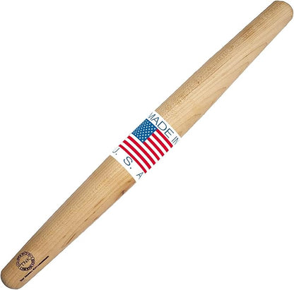 Top Notch Kitchenware | Sugar Maple French Style Rolling Pin | Tapered Solid Wood Design | Perfect for Baking Enthusiasts | Dough Roller | USA Made