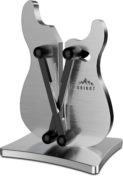 VQ-5 Professional Knife Sharpener | 3-Action Streamlined Guitar Design for Effortless Knife Sharpening - The Ultimate Tool for Precision 11 to 21 Degree Angles