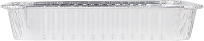 Pack of 30 Extra-Thick Disposable Aluminum Baking Pans | Standard Size 9” x 9” Recyclable Square Cooking Tins | Portable Food Containers | Superior Heat Conductivity | 2” High Walls to Prevent Spills