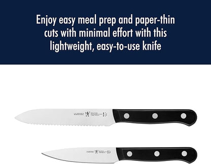 HENCKELS Solution Razor-Sharp 2-Piece Utility Knife Set, German Engineered Knife Informed by over 100 Years of Mastery, Stainless Steel