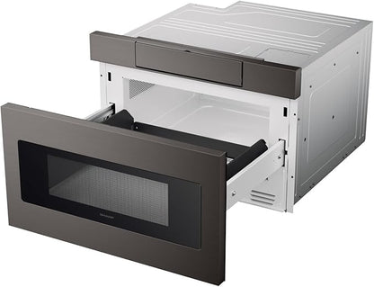 Sharp SMD2470AH 24" Microwave Drawer with 1.2 cu. ft. Capacity in Black Stainless Steel