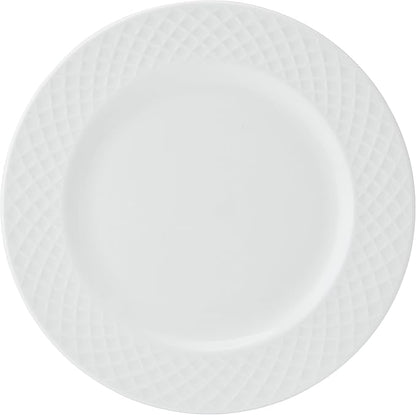 Mikasa Trellis Bone China Lightweight Chip Resistant 40 Piece Dinnerware Set, Service for 8