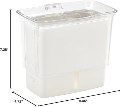 Cole & Mason Fresh Herb Keeper - Acrylic Storage Container for Refrigerator - Storage for Herbs & Vegetables for Fridge - Fresh Herb Keeper