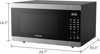 FRIGIDAIRE Stainless Steel Microwave Oven, Multi Function, Programmable, 2.1 Cu Ft