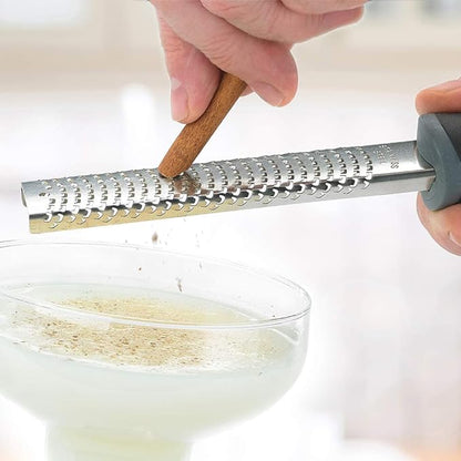 Mercer Culinary Barfly Bar Zester With Walnut Handle