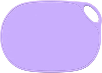 Li&Zhao Plastic Cutting Boards for Kitchen - Chopping Board Small Cutting Board for Meat Cutting Mats for Kitchen Cooking(Purple)