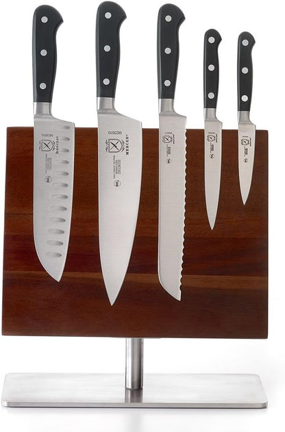 Mercer Culinary Knife Stand, 11 3/8 x 9, Stainless Steel