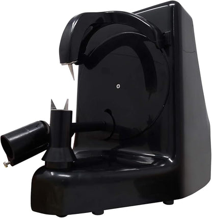 Pelamatic - Automatic Fruit & Vegetable Peeler | Electric Apple Peeler | Fast & Efficient | Rust-Resistant Stainless Steel | Easy Cleanup, Black, One Size, Plastic