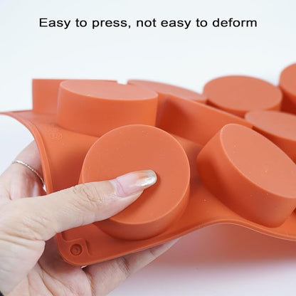 Muffin Pan, 12 Cup Silicone Cake Moulds for Baking, Silicone Muffin Cases, Non Stick Muffin Tin, Cookies Jelly Mould - BPA Free and Dishwasher Safe