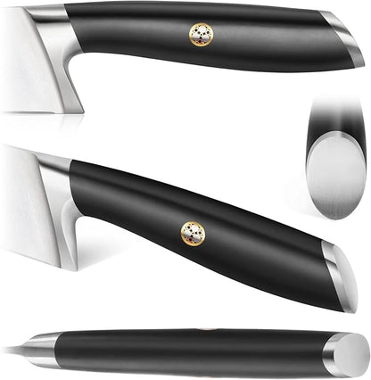 Cangshan L Series 3-Piece HUA Cleaver Block Set, German Steel Forged, Black, 1027426