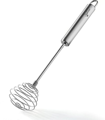 Whisk, Stainless Steel Spring Whisk, Balloon Whisk Egg Beater for Blending, Whisking, Beating, or Stirring