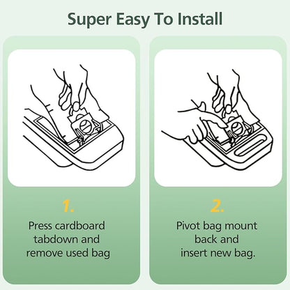 10 Pack Kenmore Canister Vacuum Cleaner Bags Compatible With Type C/Q 5055, 50555, 50557, 50558 and Type C-5, C-18, 53292, 200, 400, 600, 700, 800 Series