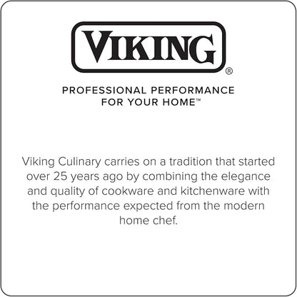 Viking 3-Ply Stainless Steel Roasting Pan with Non Stick Rack, 16 x 13 Inch Kitchen Cookware, Great for Turkey, Dishwasher and Oven Safe, Induction Ready, Silver