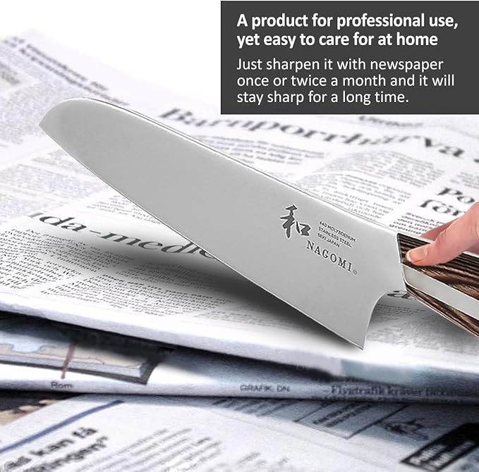 NAGOMI] 6 inch Kitchen Petty Knife, Japanese Kitchen Cooking Utility Knife, Fruit Paring knife for slicing fruit, tender pieces of meat, sandwiches | Stylish Gift Box