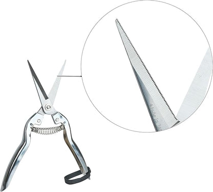Pruning Shears SK5 Carbon Steel – Hand Pruners & Garden Clippers for Tree, Bonsai & Landscaping, Ergonomic Design with Replacement Spring & Bonus Fine Shears