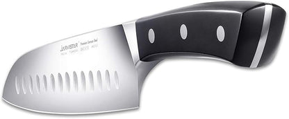 JARVISTAR Professional 7 Inch Chef's Santoku Knife, Ultra Sharp Vegetable Kitchen knife German Forged Steel, All-Purpose Nonstick Blade for Home Cooking Cutting Food