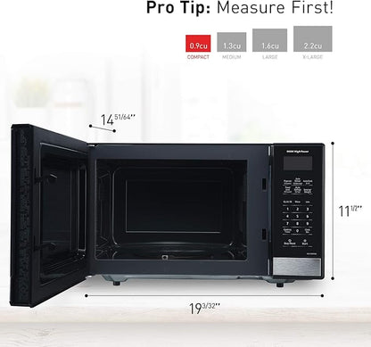 Panasonic NN-SB458S Compact Microwave, 0.9 cft, Stainless Steel