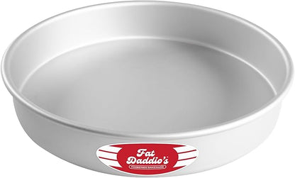 Fat Daddio's Round Cake Pan, 11 x 2 Inch, Silver