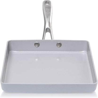 TECHEF - CeraTerra Ceramic Nonstick Tamagoyaki Japanese Omelette Pan/Egg Pan Skillet, (PTFE, PFAS, and PFOA Free), Induction-Ready, Made in Korea