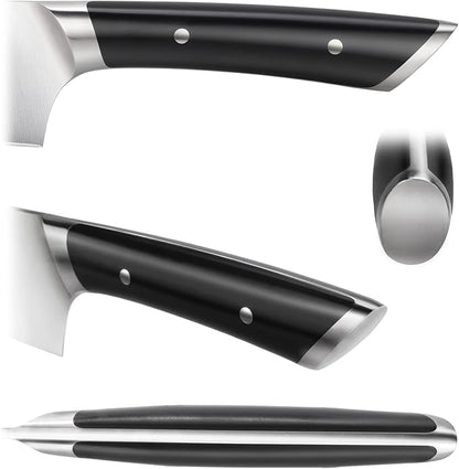 Cangshan HELENA Series German Steel Forged BBQ Knife Set (Black, 8-Piece In-Drawer Set)
