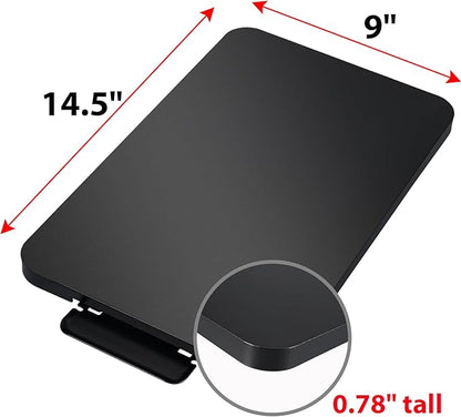 Kitchen Appliance Sliding Tray,Coffee Maker Rolling Tray Under Cabinet Appliance Organizer Toaster Blender Air Fryer Stand Mixer Countertop Storage Moving Slider (Steel, 9"W x 14.5"D)