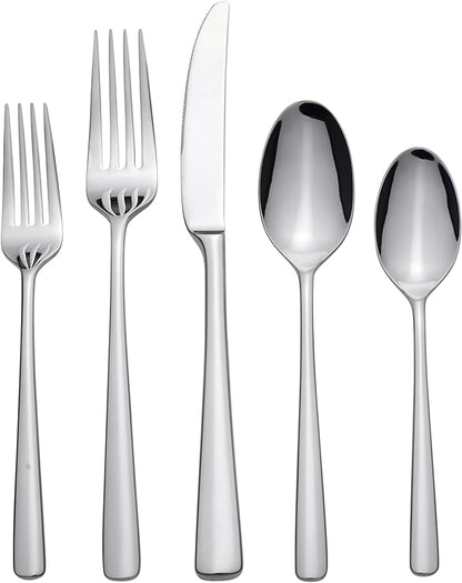 Oneida B1013020Al20 Doublet 20 Piece Everyday Flatware Set, Service For 4