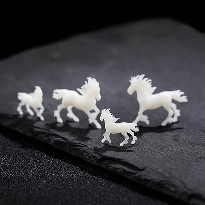 Woohome 7 PCS 3D Resin Mould Filler Casting Moulds, Mini Frog Snails Horse Epoxy Moulds for Jewelry Making, Art Crafts DIY Supplies