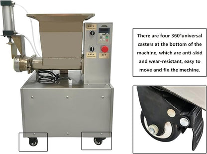INTSUPERMAI Dough Divider Rounder Cutting Machine Electric Dough Ball Maker 0.03oz-17.6oz Hydraulic Dough Cutter Bakery Machine 110V