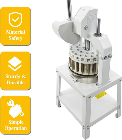 TECHTONGDA Commercial Dough Divider Rounder Machine Manual 24PCS Dough Cutter Hand Press Bread Bakery Dough Dividing Machine