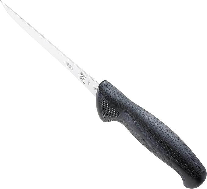 Mercer Culinary M23850 Millennia Black Handle, 6-Inch Flexible, Boning Knife