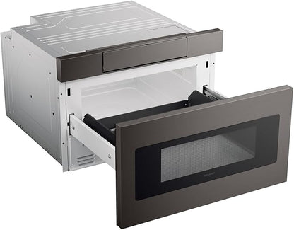 Sharp SMD2470AH 24" Microwave Drawer with 1.2 cu. ft. Capacity in Black Stainless Steel