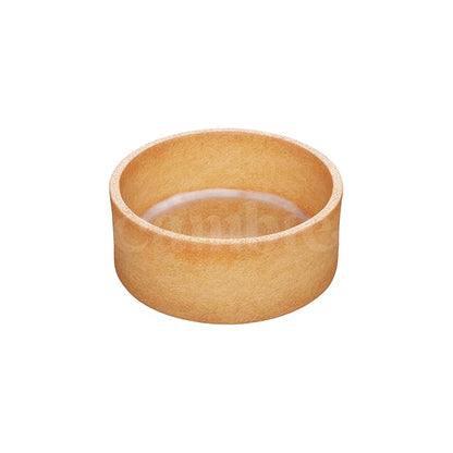 Cambie Sweet Round Mini Tart Shells, 1.38" Diameter, French Style Tart Shells with White Chocolate Coating (Pack of 96)