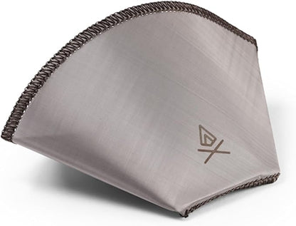 VSSL – Nest #1 Reusable Coffee Filter | Stainless Steel Mesh Filter | Pour over Filters for Camping | Sustainable & Eco-Friendly Coffee Gear | Compact, Durable & Adventure Ready | Pack of 1