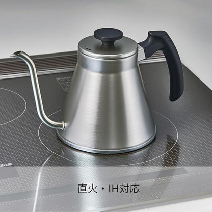 Hario V60 "Fit" Gooseneck Drip Kettle, 1200ml, Silver