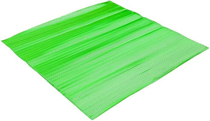 Restaurantware 12" x 12" Rippled Aluminum Foil Food Wrap and Fry Basket Liner: Perfect for Restaurant Take Out Bakeries and Food Trucks - Green Foil Sandwich Wraps - 500-CT