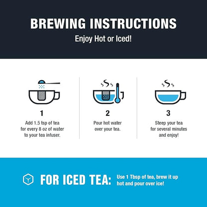 Tiesta Tea - Top 8 Favorites Sampler Set, Loose Leaf, Up to 80 Cups, High to No Caffeine, Hot & Iced, Tea Variety Pack with Green, Herbal, Black & Chai Brew, 8 Sample Pouches