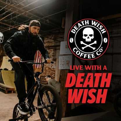Death Wish Coffee, Medium Roast Single Serve Pods - USDA Organic Coffee (50 Count)