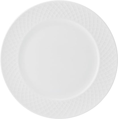 Mikasa Trellis Bone China Lightweight Chip Resistant 40 Piece Dinnerware Set, Service for 8