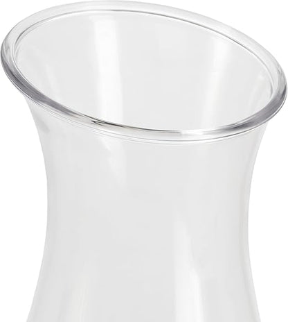 Carlisle FoodService Products 7090207 Cascata Carafe Juice Jar Beverage Decanter Only, Plastic, 1 L, Clear