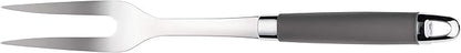 Anolon SureGrip Stainless Steel Meat Fork/Kitchen Tool, 13.25 Inch, Gray,46288