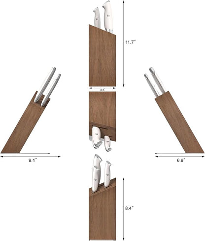 Cangshan Thomas Keller Signature Collection 4-Piece Knife Block Set, White
