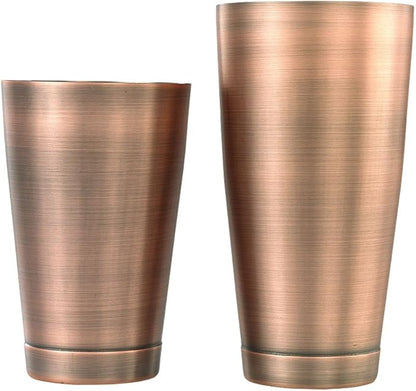 Barfly Mixology Cocktail Set, 12 Piece Deluxe, Antique Copper