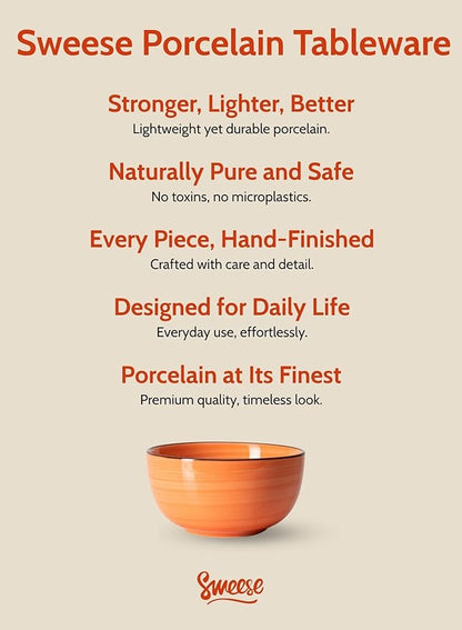 Sweese 4 Oz Porcelain Bowls Set - 6 Mini Dip Bowls, Multicolor, Dishwasher, Microwave Safe