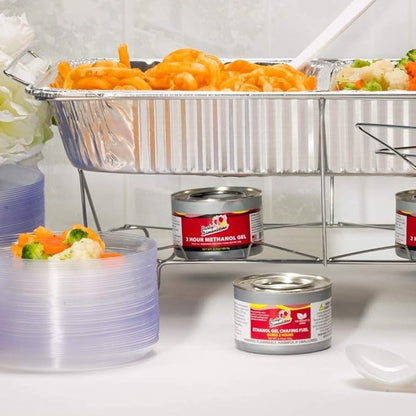 Aluminum Pans Half Size, 9X13, Extra Heavy Duty Disposable Foil Pans For Baking (20 Pack) Roasting & Chafing, Deep Tin Foil Bakeware, Steam Table Tray, Cookware, Food Prepping, Cake & Oven Pan