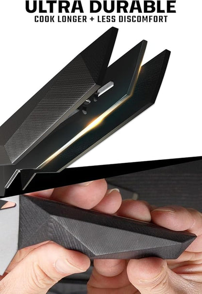 DALSTRONG Cheese Knife Set - 4-Piece - Shadow Black Series - Black Titanium Nitride Coated - High Carbon - 7CR17MOV-X Vacuum Treated Steel Cheese Knives Set - Sheath - Soft Hard Cheese - NSF Certified
