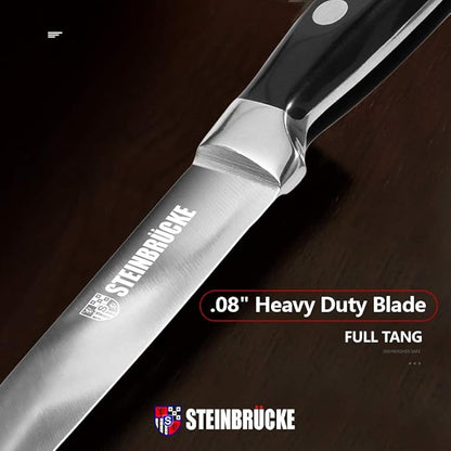 Gioventù Paring Knife 4 inch - Small Kitchen Knife Forged from German Stainless Steel 5Cr15Mov (HRC58), Full Tang, Sharp Paring Knives for Cutting, Peeling, Slicing Fruits and Vegetables