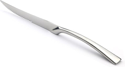 5-Piece 18/10 Stainless Steel Serrated Steak Knife Flatware Set, Service for 1