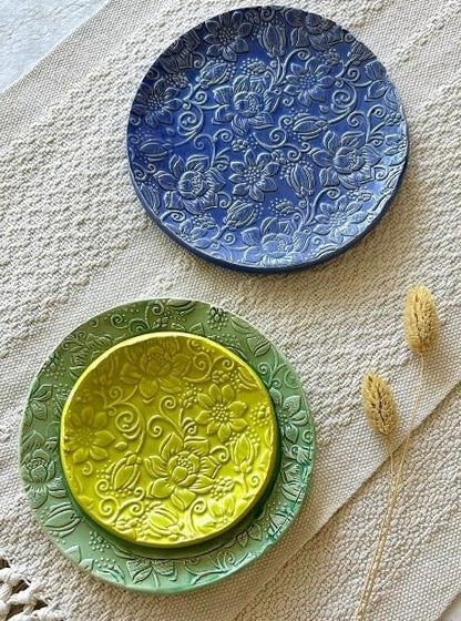 Embossed Rolling Pin for Ceramic WILD POPPY. Clay Roller and Ceramic Stamp for Embossing Pottery. Baking Gifts for Women by Algis Crafts for Embossed Cookies