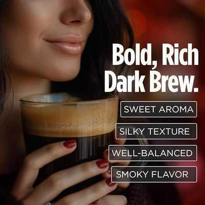 VitaCup Energy Dark Roast Coffee Pods, Boost Focus & Metabolism, Antioxidants, B Vitamins, Bold & Smooth,100% Arabica Coffee, Recyclable Single Serve Pod Compatible with Keurig K-Cup Brewers,64 Ct