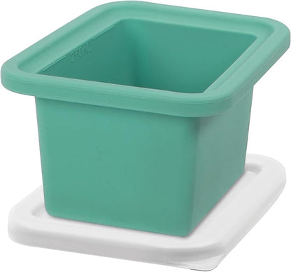 OGGI Prep & Portion Silicone Freezer Trays with Lid - Freezer Molds for Food, Ice Cube Tray, Food Prep Containers, Freezer Storage Containers, for Soup, Smoothie Cubes, Broth, Leftovers - 2 Cup x2